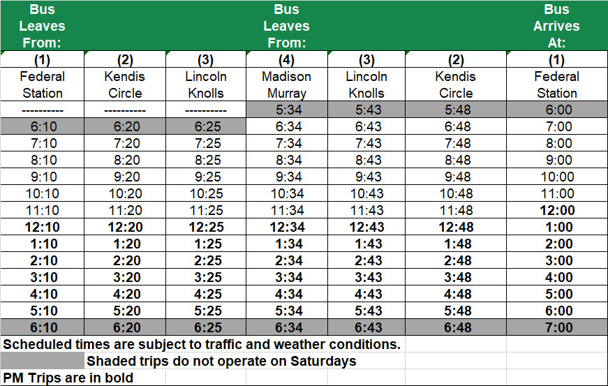 Route 2 Oak Western Reserve Transit Authority WRTA