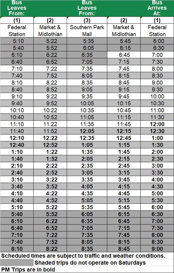 Rta Bus Schedule