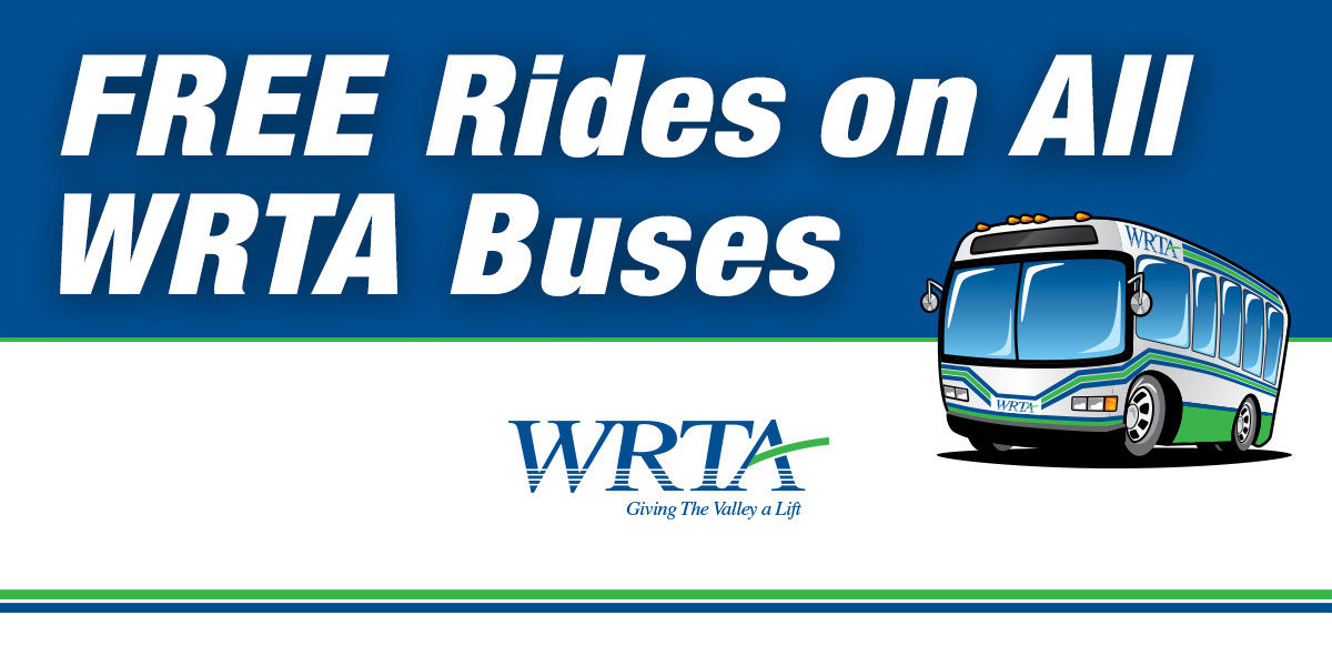 Free Fares on ALL WRTA Buses Until Further Notice