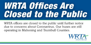 WRTA Offices are closed to the public