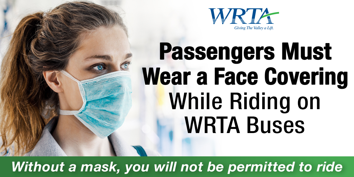 Face Coverings Are Mandatory for All WRTA Riders Western Reserve