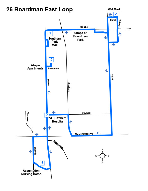 Route #26 Boardman East Loop